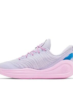 Under Armour Women's Lavender Running Shoes with Pink Sole